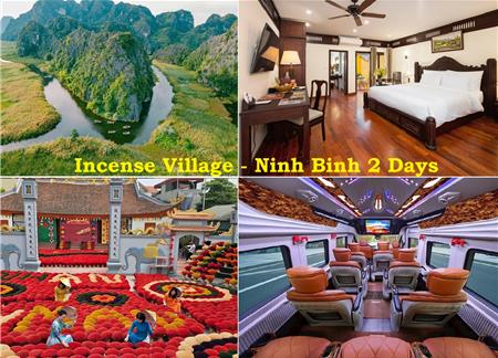 Incense Village and Ninh Binh 2 Day Tour 